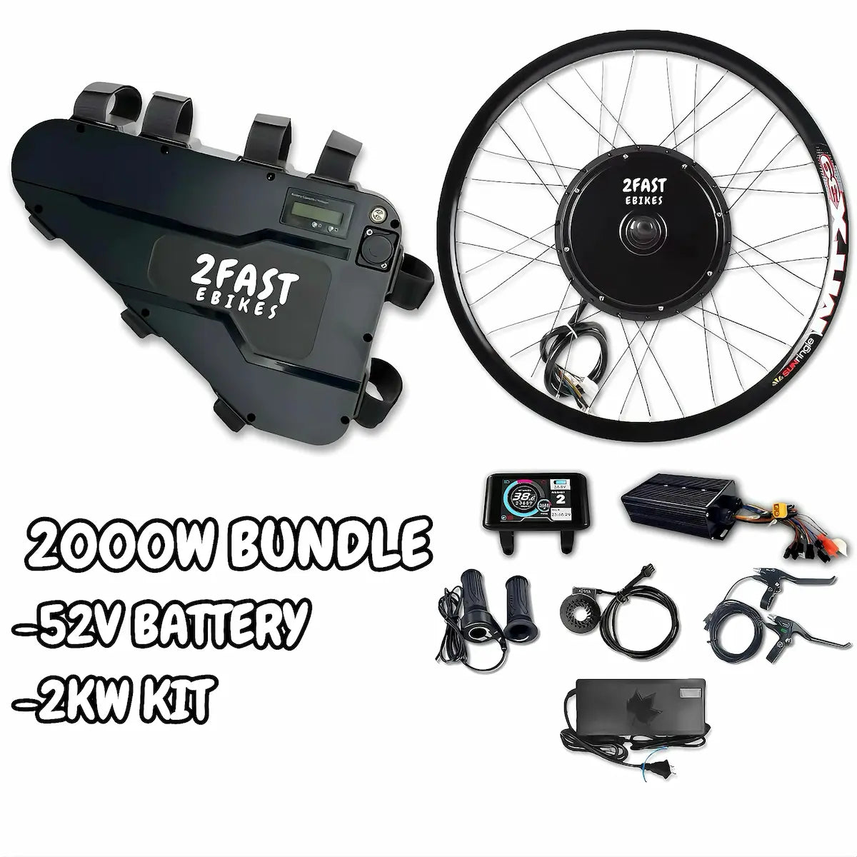 e fahrrad kit 2Fast 2000W BUNDLE